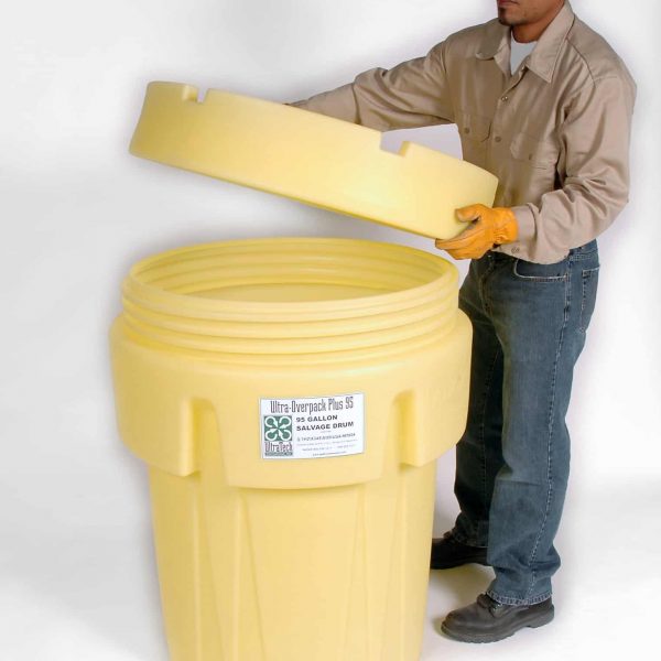 Overpack Plus Lid Only, 95, Yellow