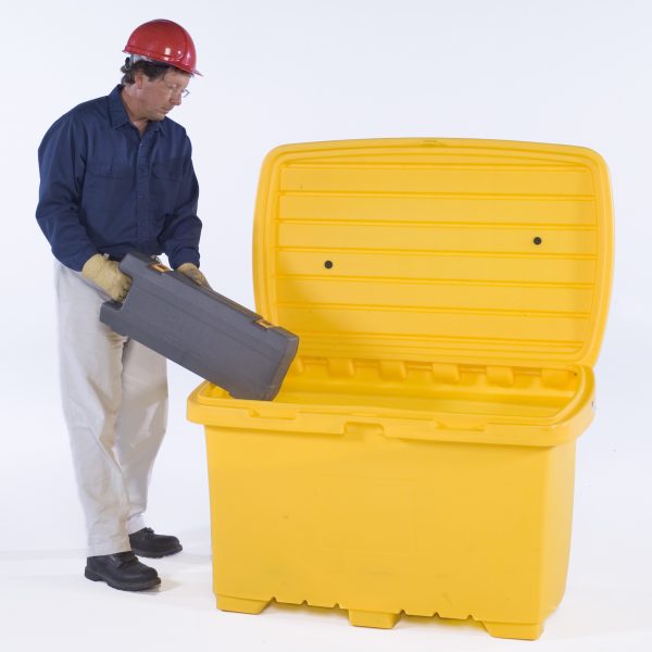 Utility Box, 15 cub. ft. capacity, No Wheels, Yellow