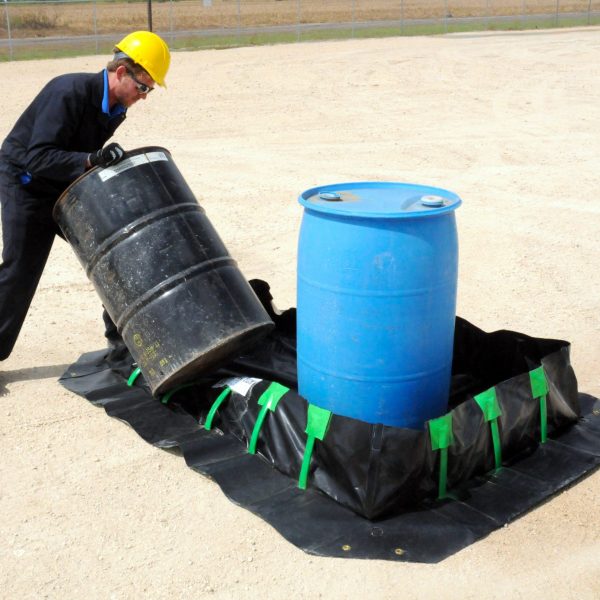 Containment Berm, Stake Wall Model, 10' x 10' x 1', Copolymer 2000, 28 oz.