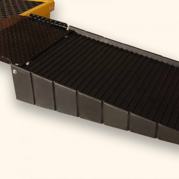 Ramp, Polyethylene with 21" Steel Plate