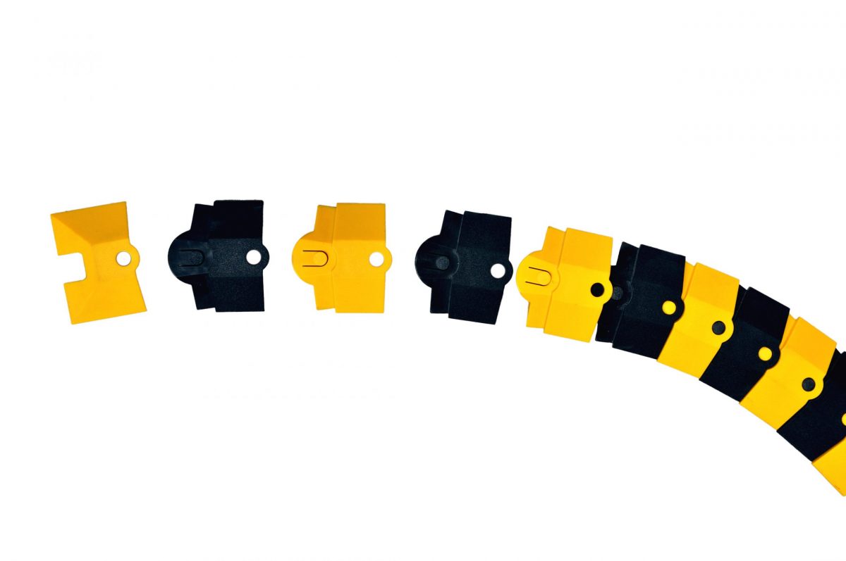 Sidewinder System with Endcaps, Small, Black and Yellow - Image 4