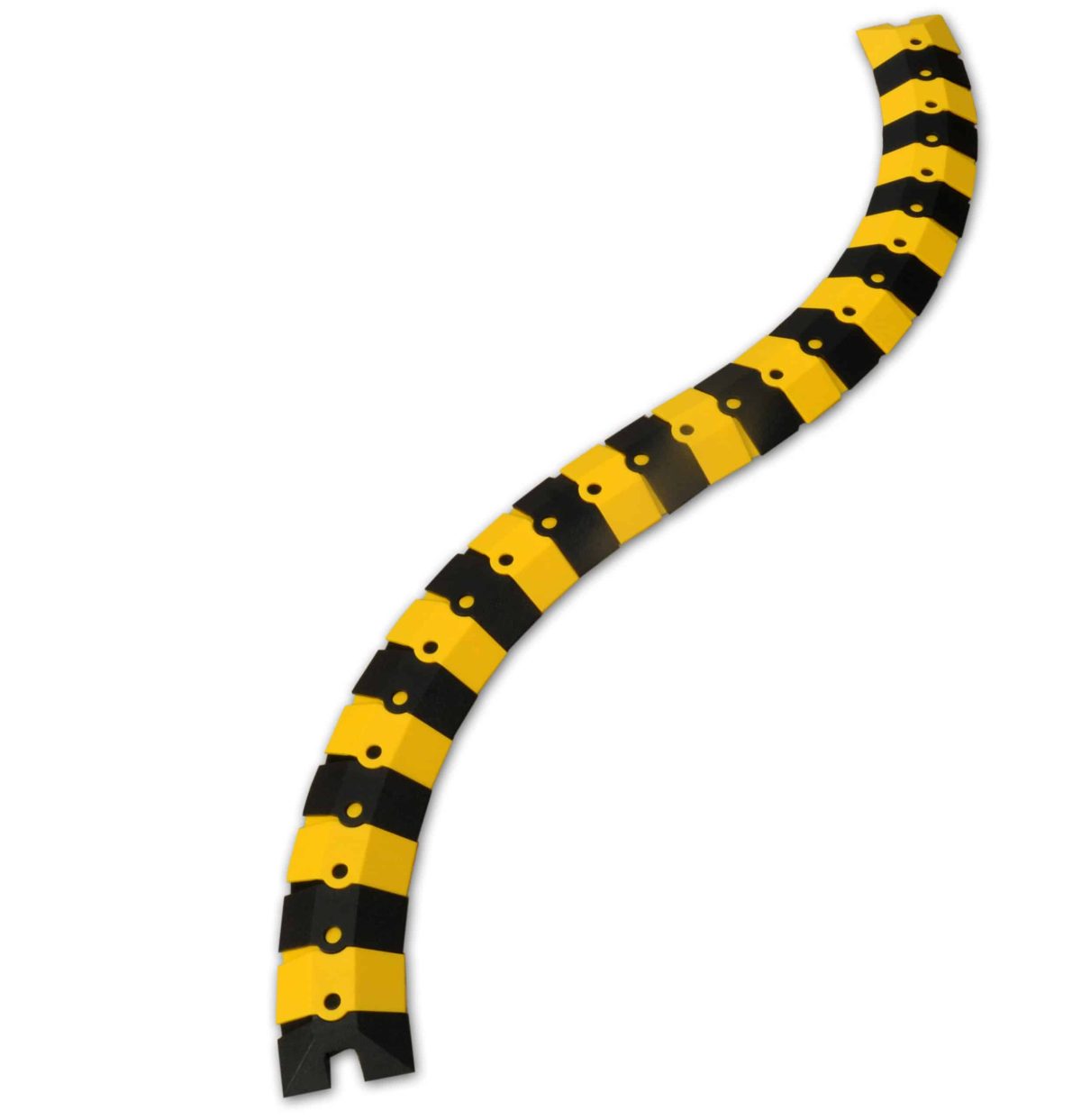 Sidewinder System with Endcaps, Small, Black and Yellow