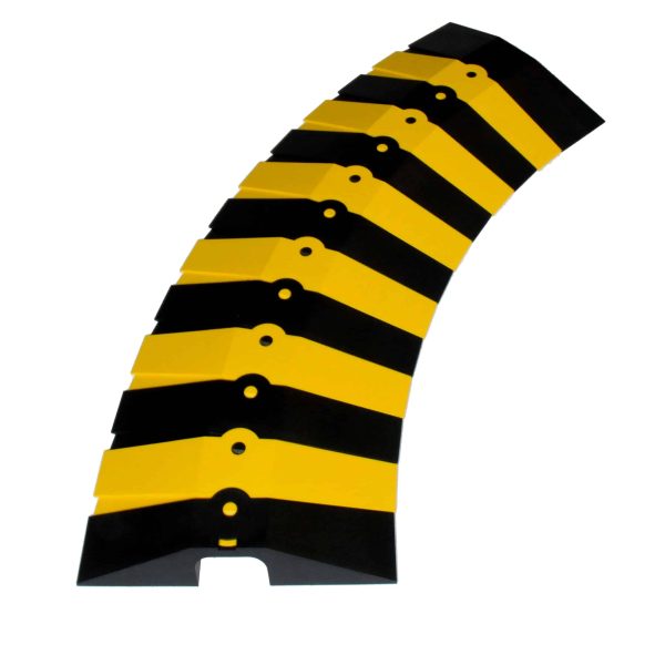 Sidewinder System with End Caps, Large, Black & Yellow