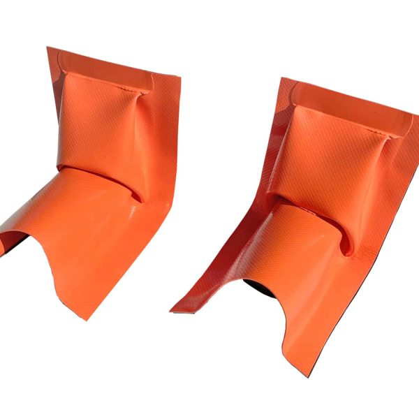 Berm Builder Plus (2) Wall End, 2'', Includes Mounting Strips and Anchors