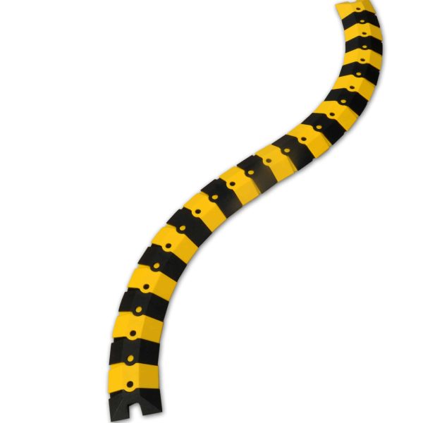 Sidewinder System with Endcaps, Small, Black and Yellow