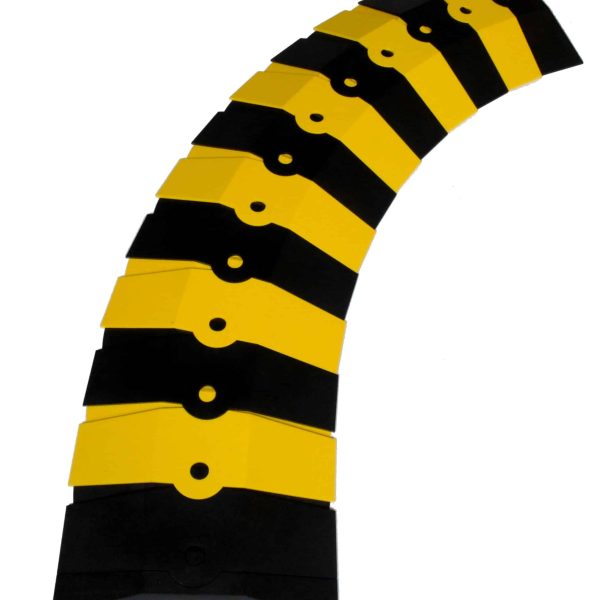 Sidewinder System with End Caps, Medium, Black & Yellow