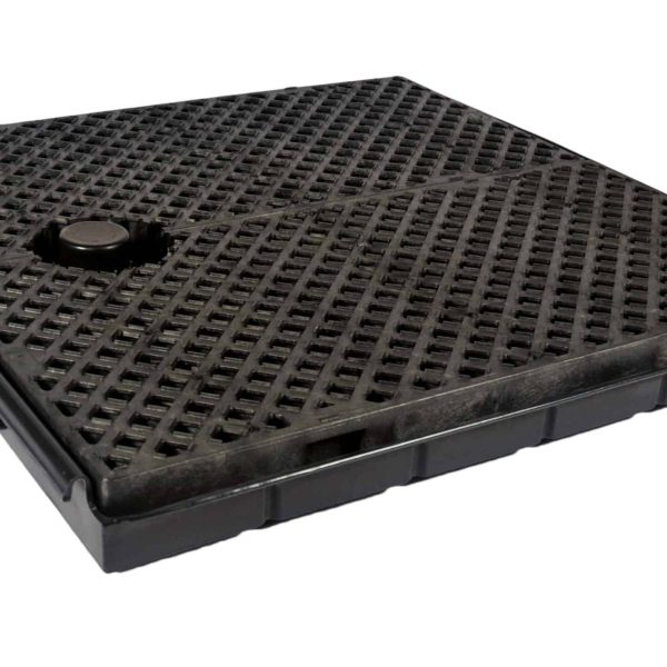 Pellet Pans, PE Model, Center Pan With Grates